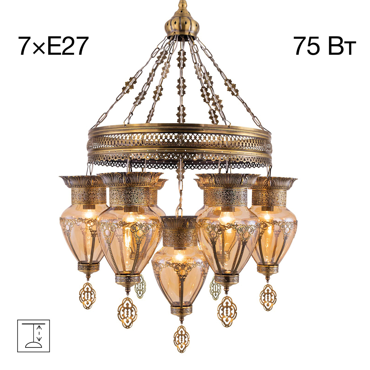 Подвесная люстра Каир CL419263 Citilux