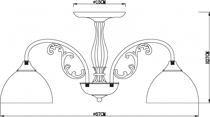 A3037PL-5AB Arte Lamp