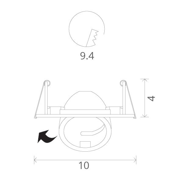A4009PL-1BK Arte Lamp