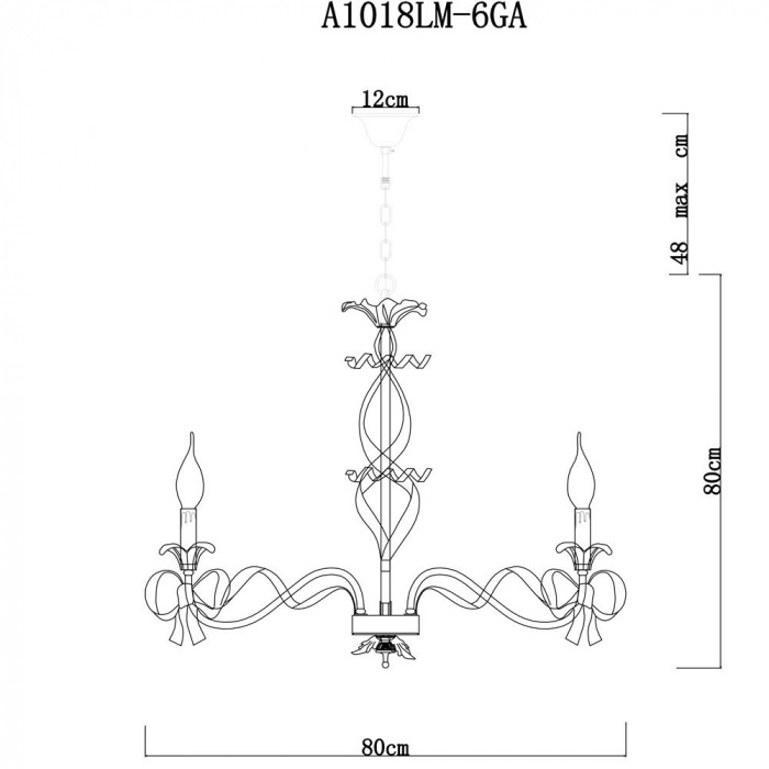 A1018LM-6GA Arte Lamp