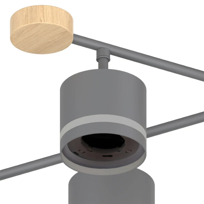78730-0.3-06 GX53 GREY+WOOD Reluce