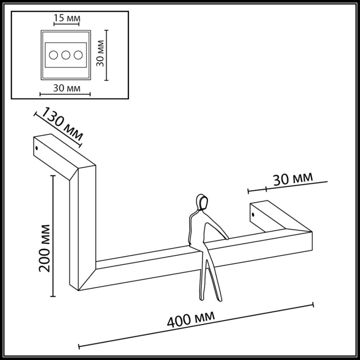 7153/10WL Odeon Light