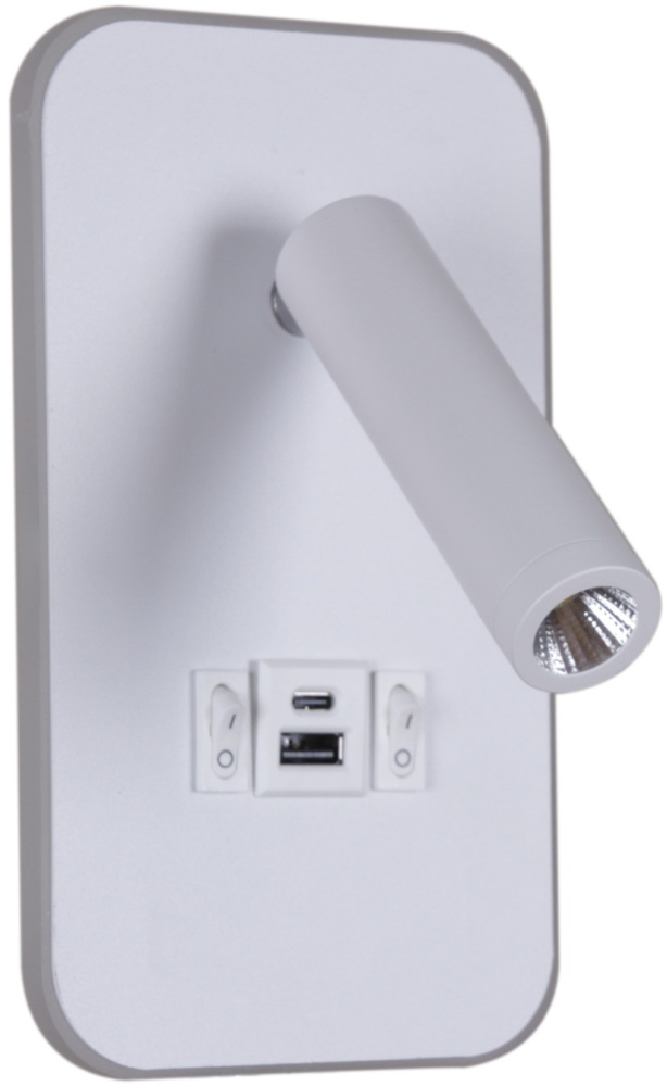 86204-9.2-001KT LED12W+USB WT_