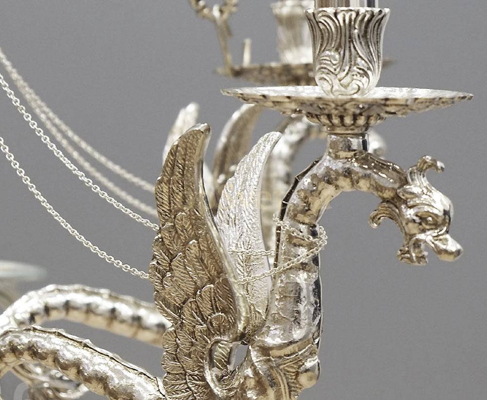 900/6 ANTIQUE SILVER Nervilamp