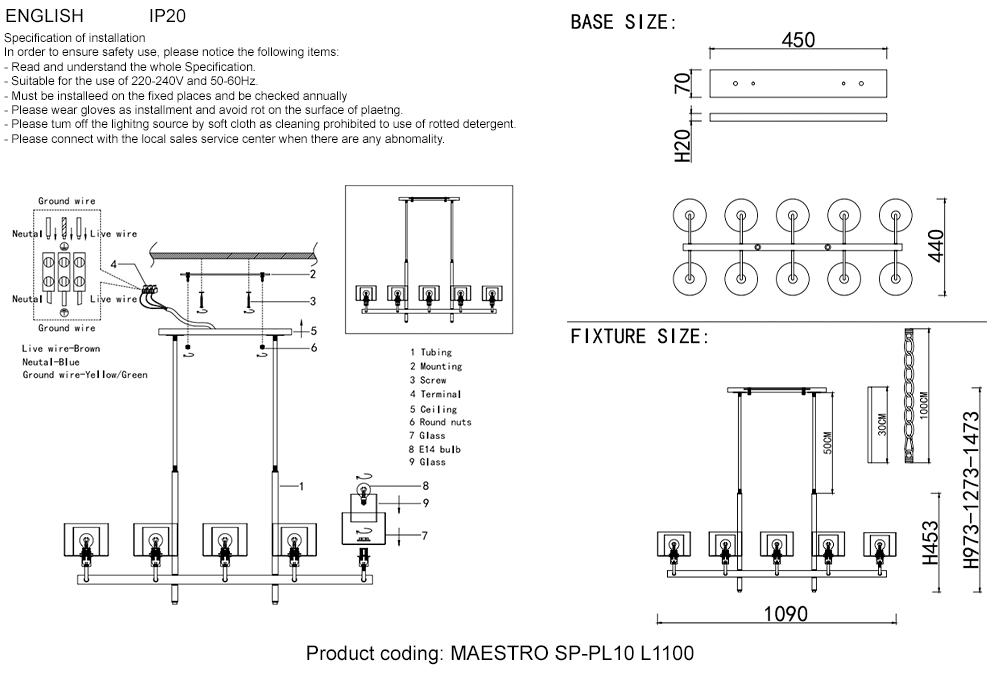 MAESTRO SP-PL10 L1100 CHROME_