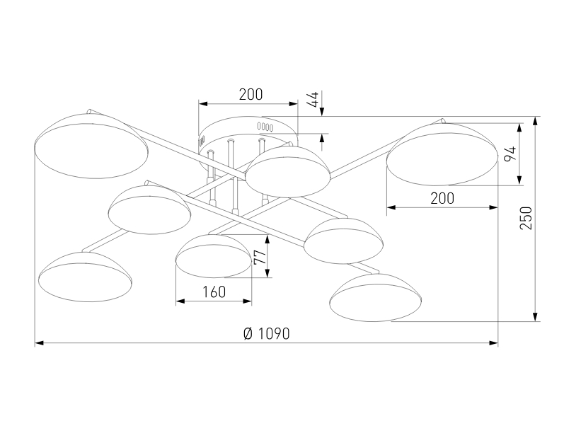 50389 LED латунь_