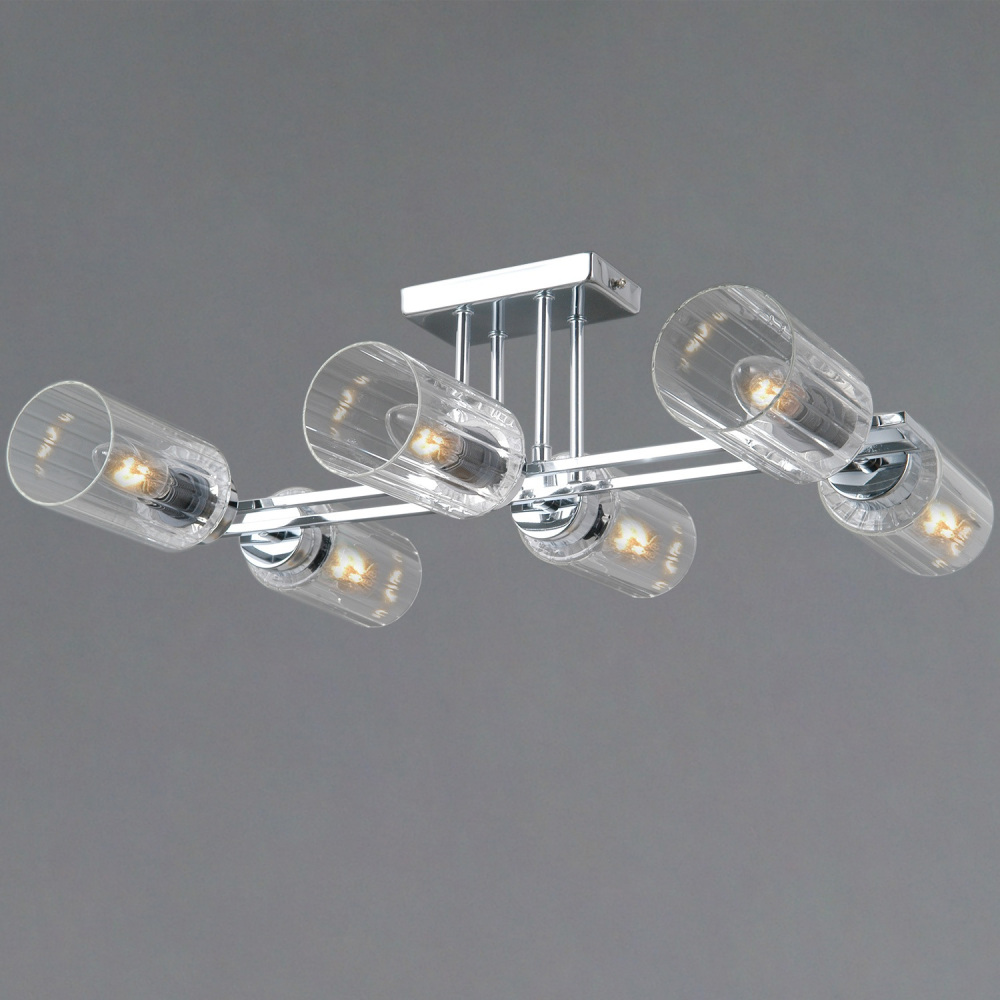 Потолочная люстра  IL0780-6CSQ-25 CR NAPLES ILLUMICO