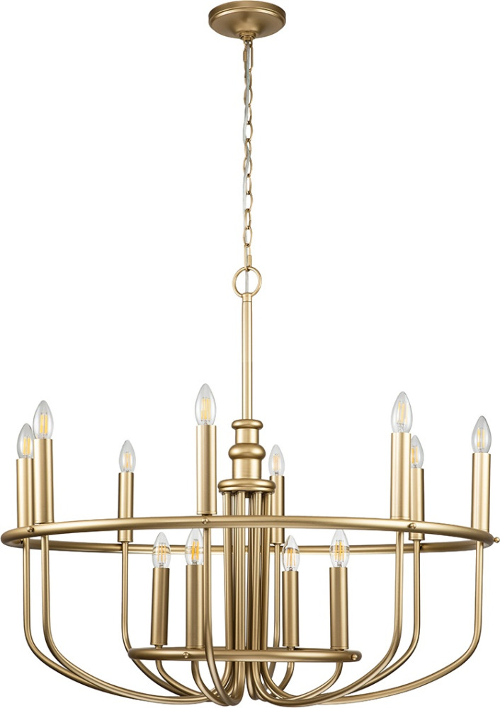 Подвесная люстра Capitol Hill KL-CAPITOL-HILL12-PNBR Kichler