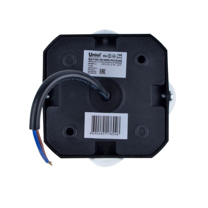 ULU-P30D-4W/4000K IP65 BLACK Uniel