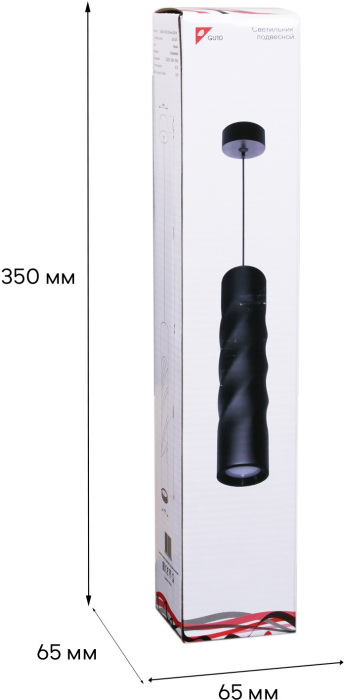 16006-0.9-001LD 300mm GU10 BK