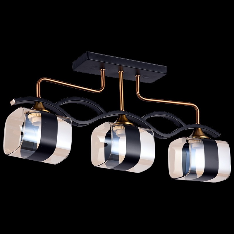 Потолочная люстра  72106-0.3-03 BK+GAB Reluce