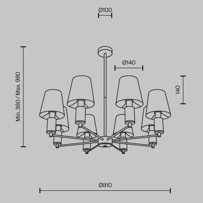 MOD483PL-08BS Maytoni