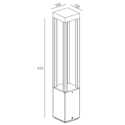 W61848-650 Gr Oasis Light