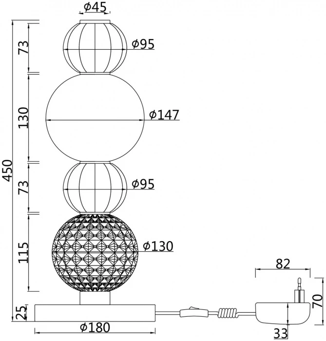 MOD301TL-L18CH3K Maytoni