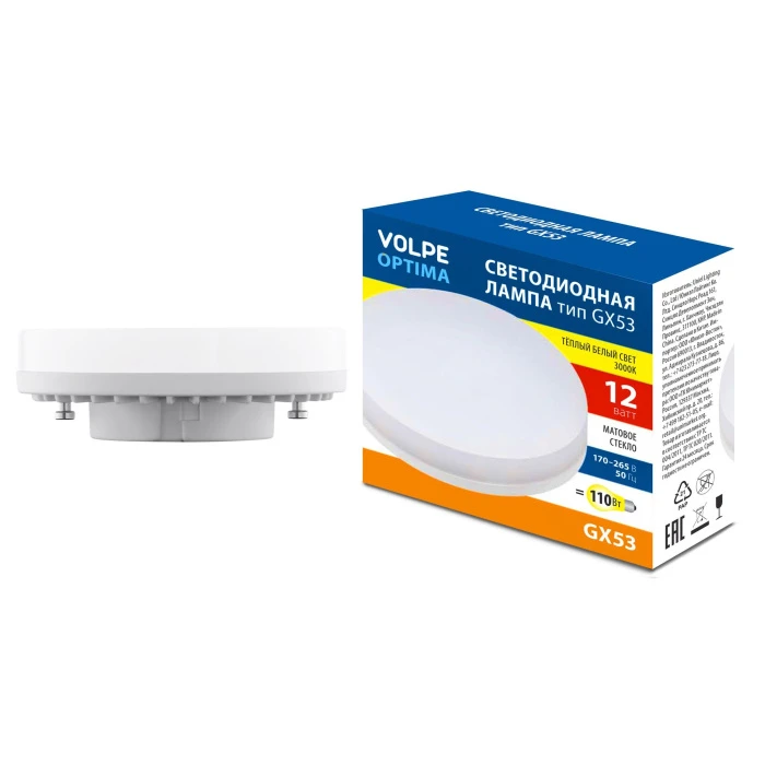 LED-GX53-12W/3000K/GX53/FR/SLS Volpe