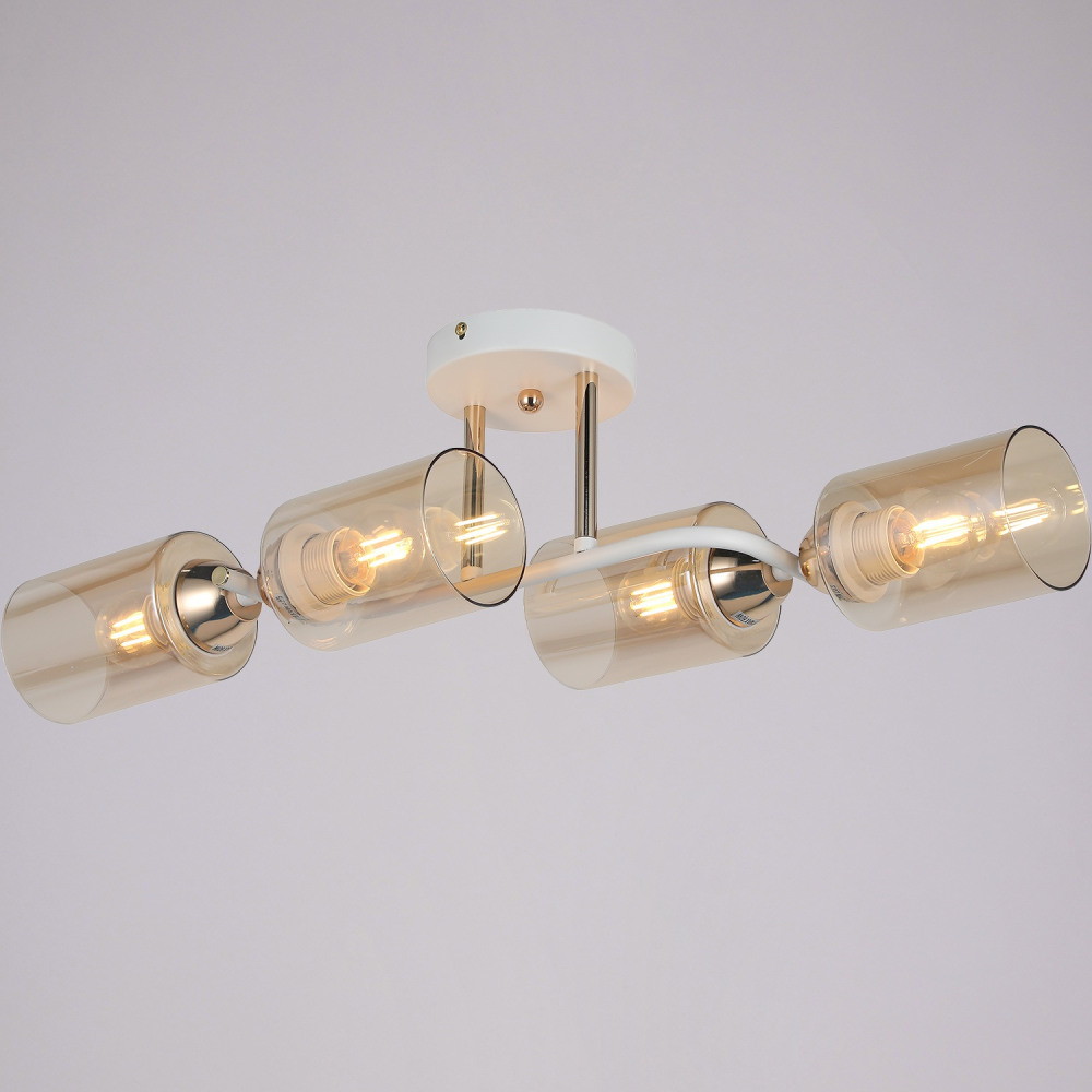 Потолочная люстра  IL8148-4COU-79 WH GD Bice ILLUMICO