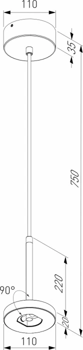 35185/H черный Elektrostandard