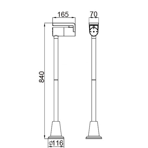 W6191-840 Gr Oasis Light