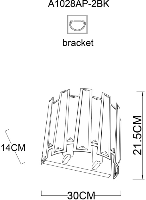 A1028AP-2BK Arte Lamp