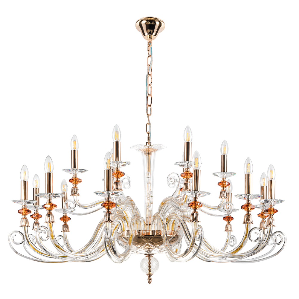 CATARINA SP12+6 V2 GOLD/TRANSPARENT-COGNAC_