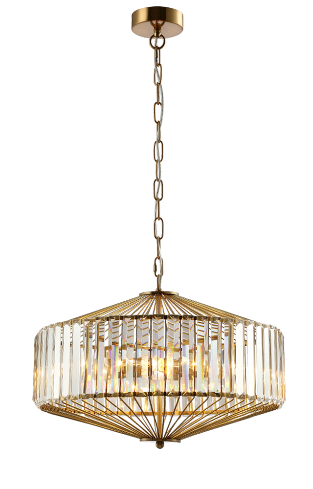 FIESTA SP5 BRASS/TRANSPARENTE Crystal Lux
