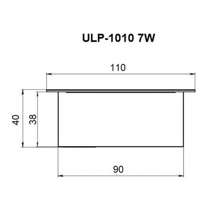 ULP-1010 42W/4000К IP40 GRILYATO OPAL WHITE KIT06 Uniel
