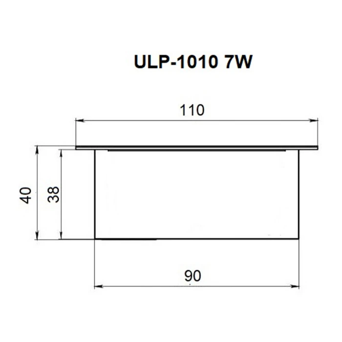 ULP-1010 7W/4000К IP40 GRILYATO OPAL WHITE Uniel