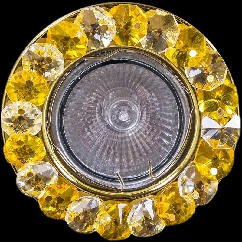 Точечный светильник  01714-9.0-001MN MR16 GD/CL+YL Reluce