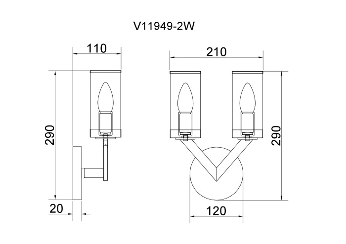V11949-2W Moderli