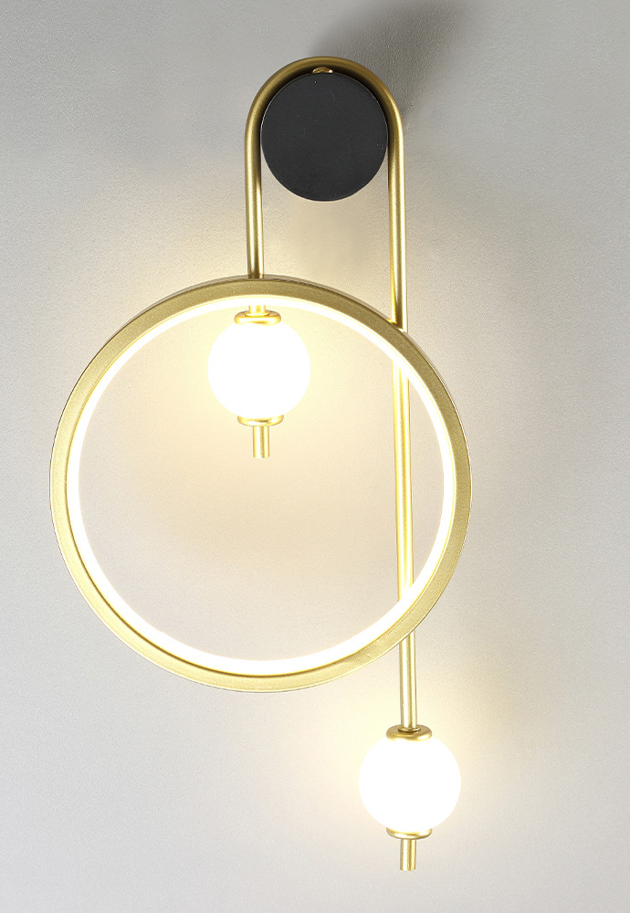 RODRIGO AP20W LED BLACK/GOLD Crystal Lux