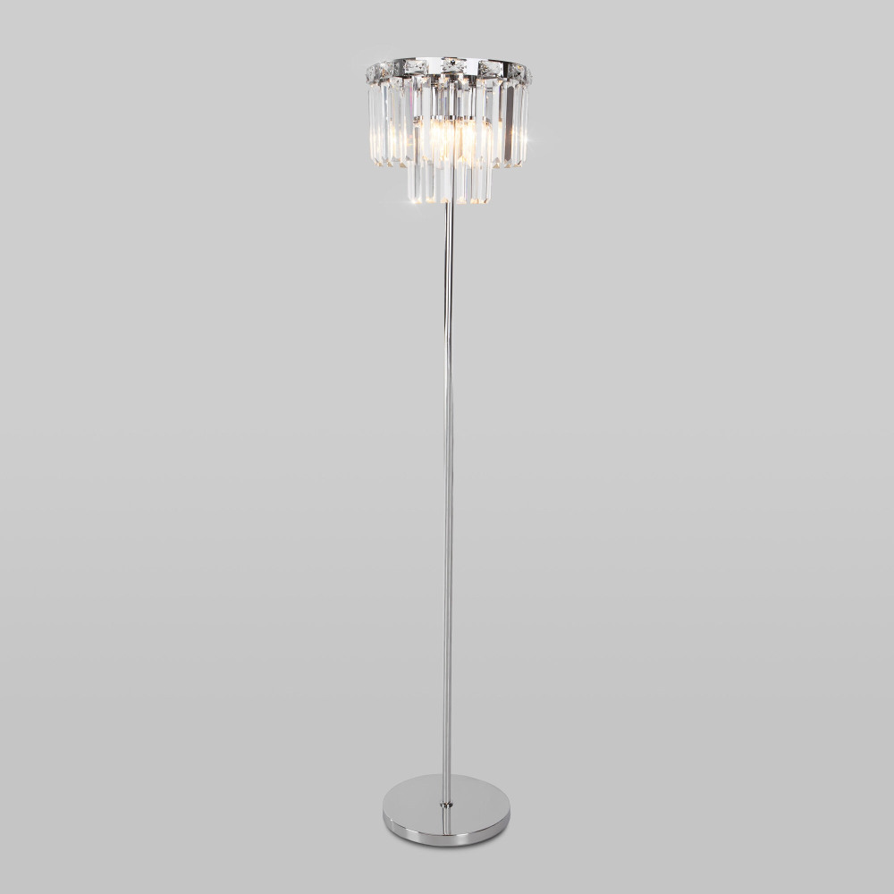 Торшер Elegante 01137/3 хром Eurosvet