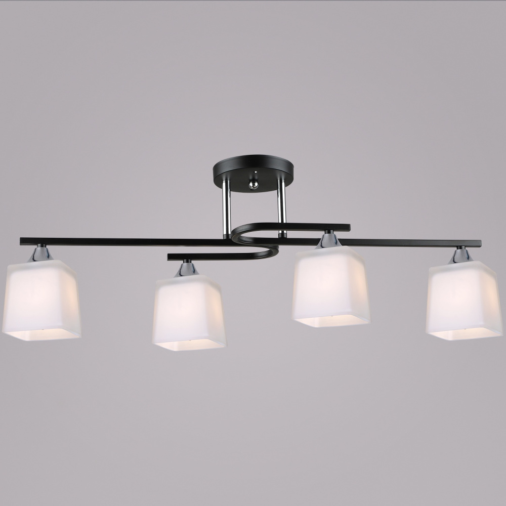 Потолочная люстра  06194-0.3-04 BK+CH Reluce