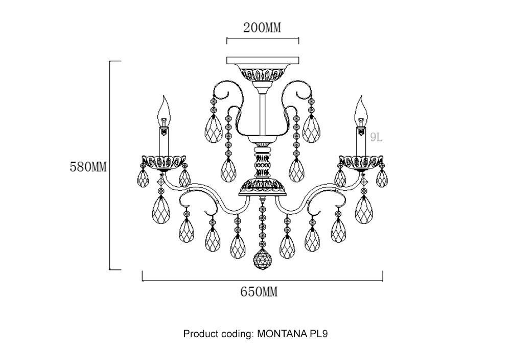MONTANA PL9 Crystal Lux