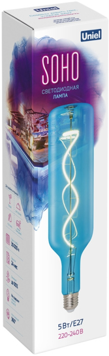 LED-SF21-5W/SOHO/E27/CW BLUE GLS77BL_