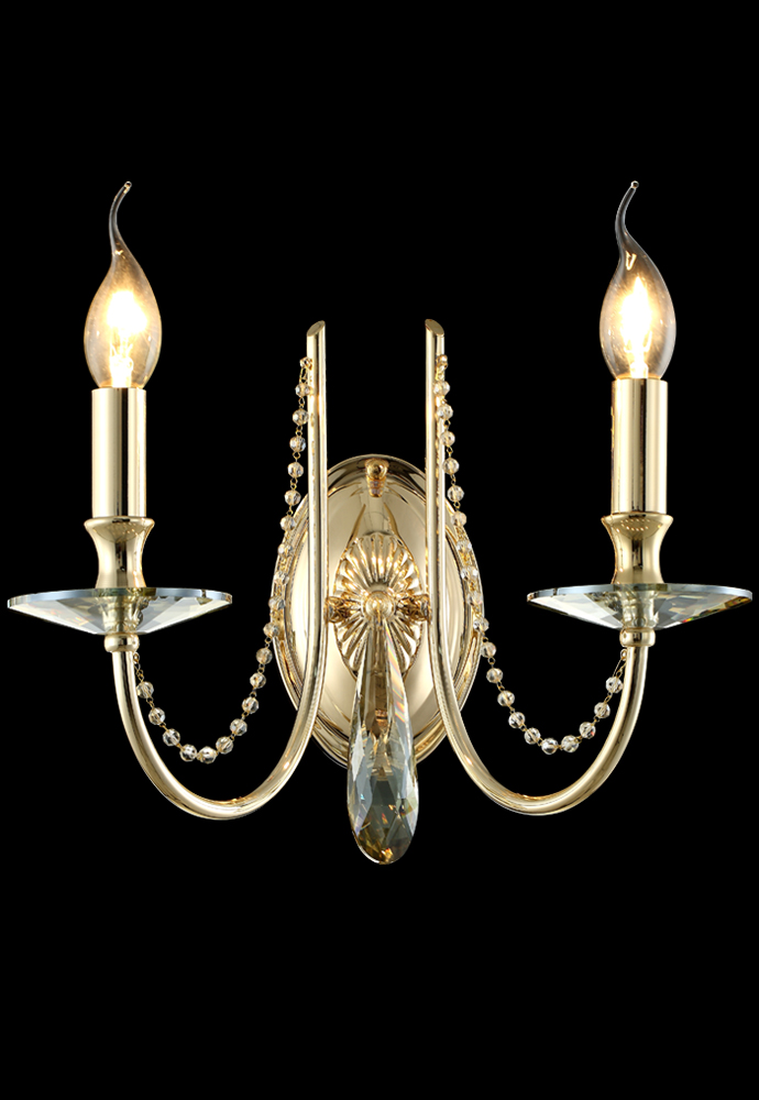 VICTORIA AP2 GOLD/AMBER Crystal Lux