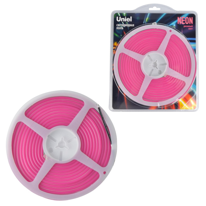 ULS-N01-2835-120LED/m-6mm-IP67-DC12V-9W/m-5M-PINK блистер_