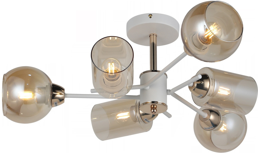 Потолочная люстра  IL8243-6COU-79 WH GD ILLUMICO