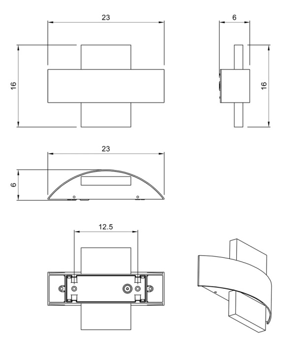 A1444AL-1WH Arte Lamp