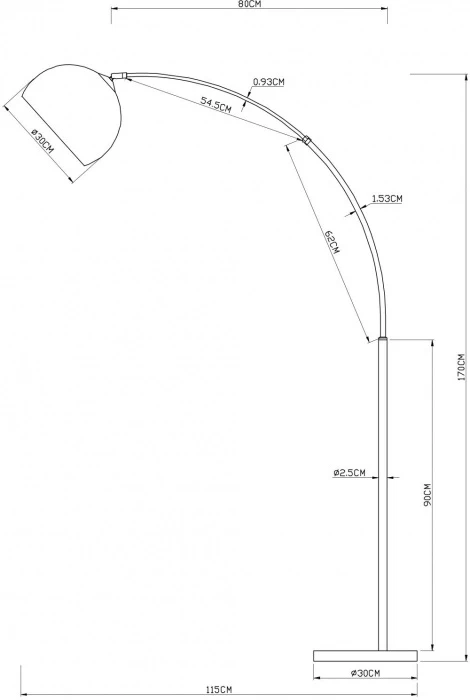 A5822PN-1PB Arte Lamp