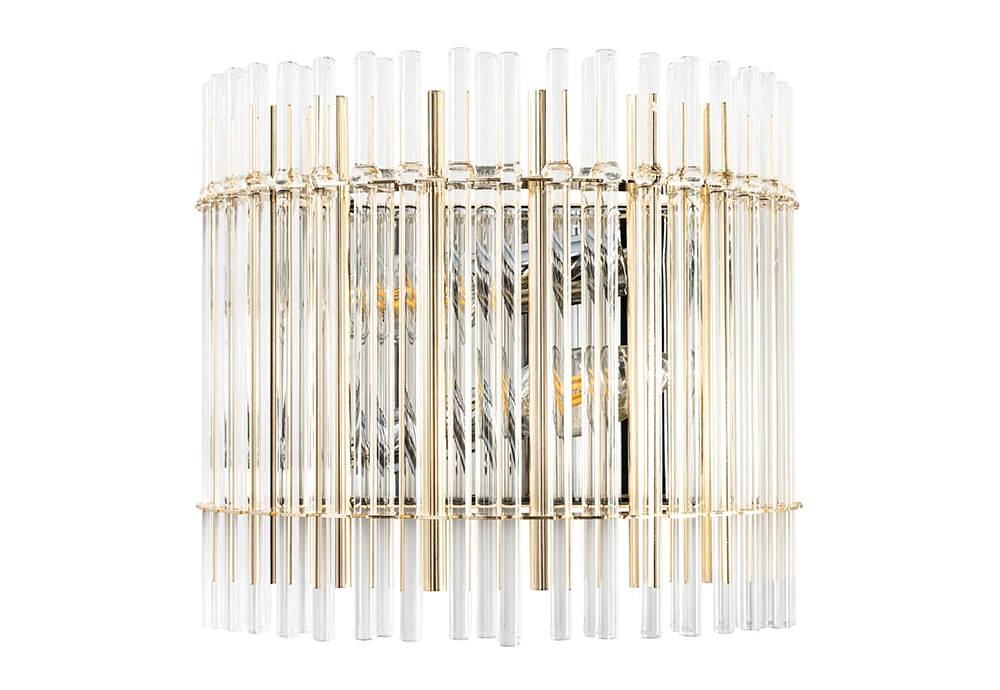 AURELIO AP2 GOLD+CHROME/TRANSPARENT Crystal Lux