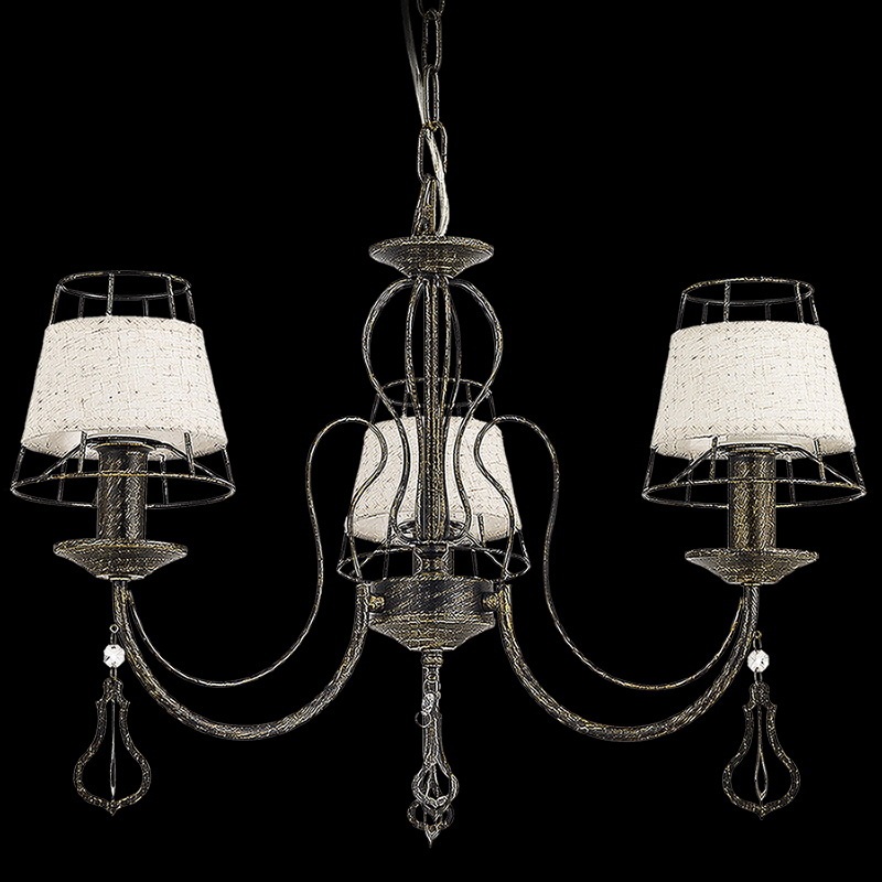 Подвесная люстра  IL2353-3PB-26 BK GD ILLUMICO