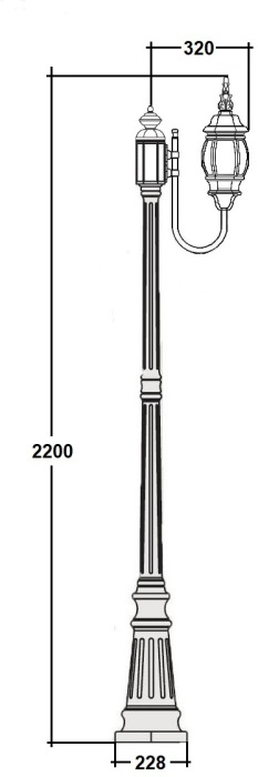 83409S 10 Bl Oasis Light
