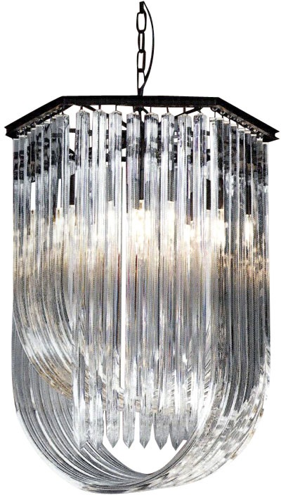 Подвесная люстра Murano Glass KR0116P-6 black DeLight Collection