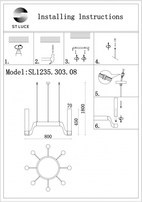 SL1235.303.08 ST Luce