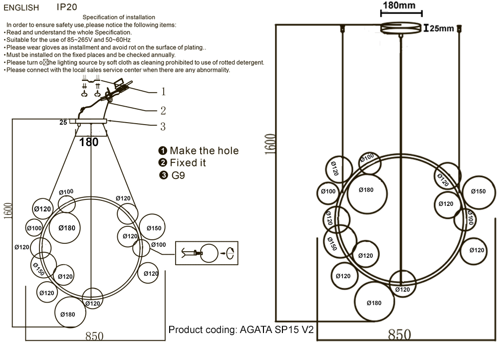 AGATA SP15 V2 CHROME/TRANSPARENTE_