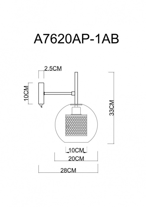 A7620AP-1AB Arte Lamp