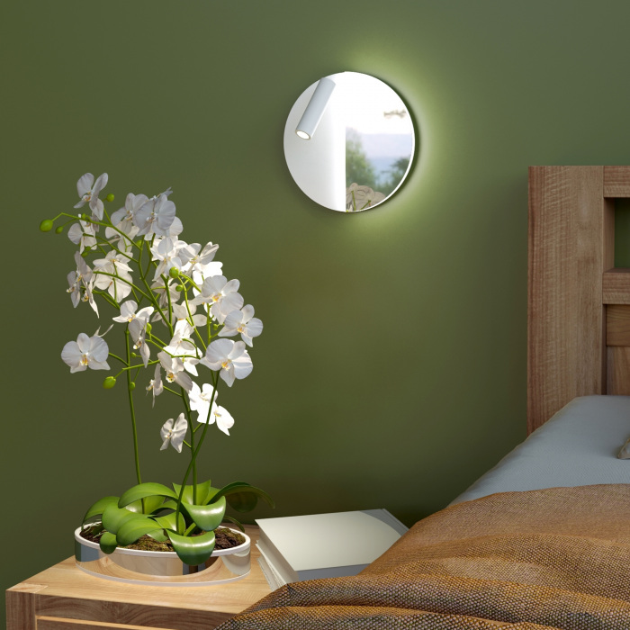 40105/LED белый/хром_