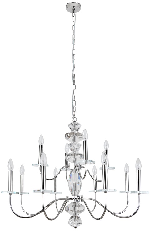 Подвесная люстра 3870 3878+4/С nickel Newport