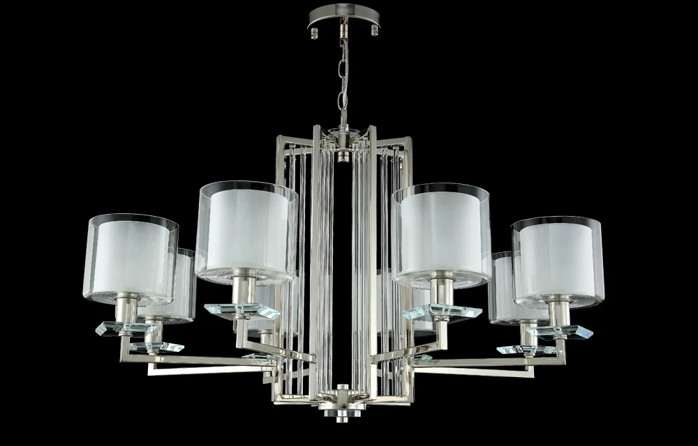 NICOLAS SP-PL8 NICKEL/WHITE Crystal Lux