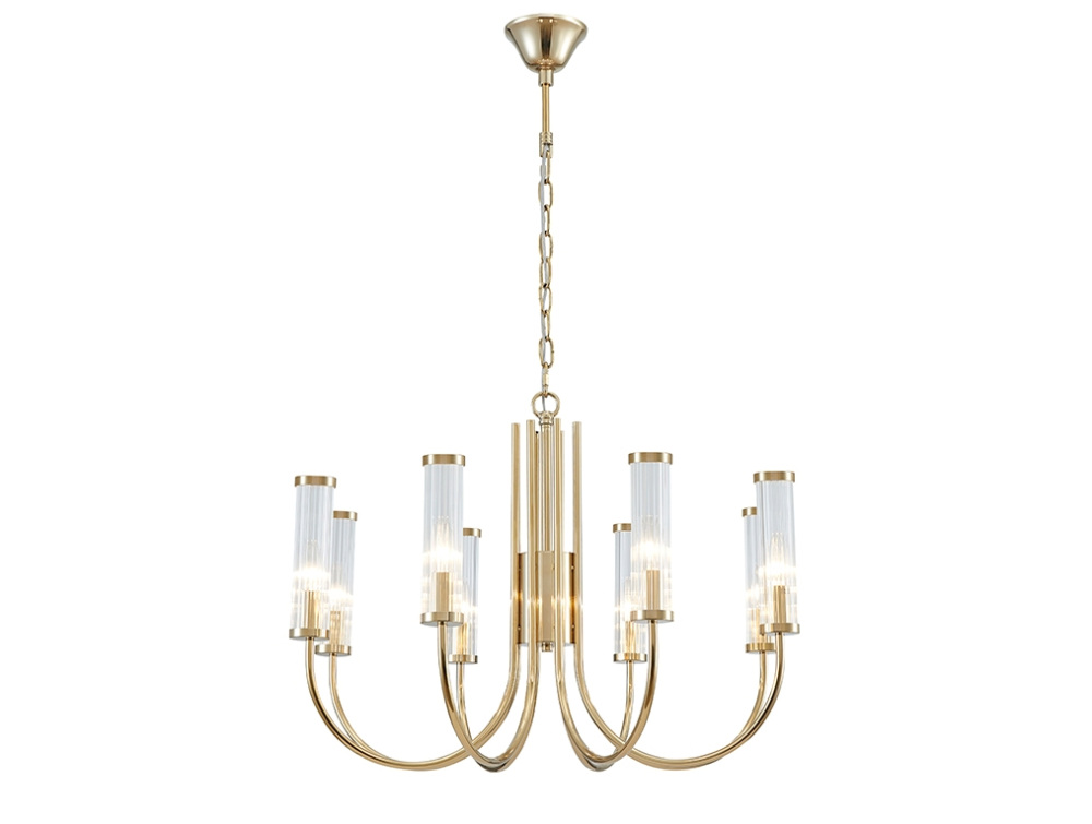 Подвесная люстра 4550 4558/C new gold Newport